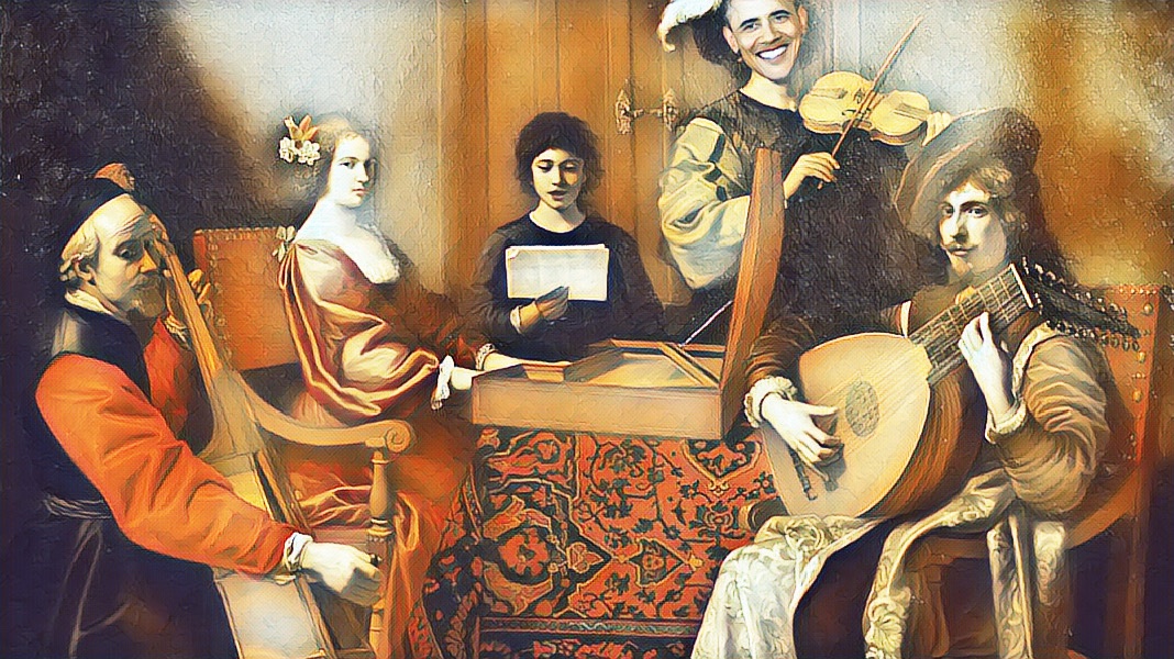 lilidaurier's tweet photo. Baroque Obama. 
#obama https://t.co/eUdwp5zROB