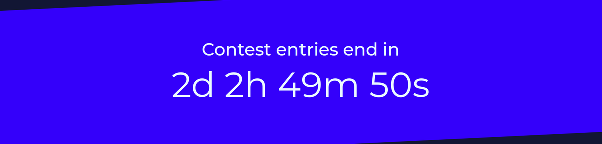 TradingLabXYZ's tweet photo. We are almost there! So far 26 participants :)
Last two days to enter a vote and having the chance to win  10 MM. https://t.co/R95cDm13Rt