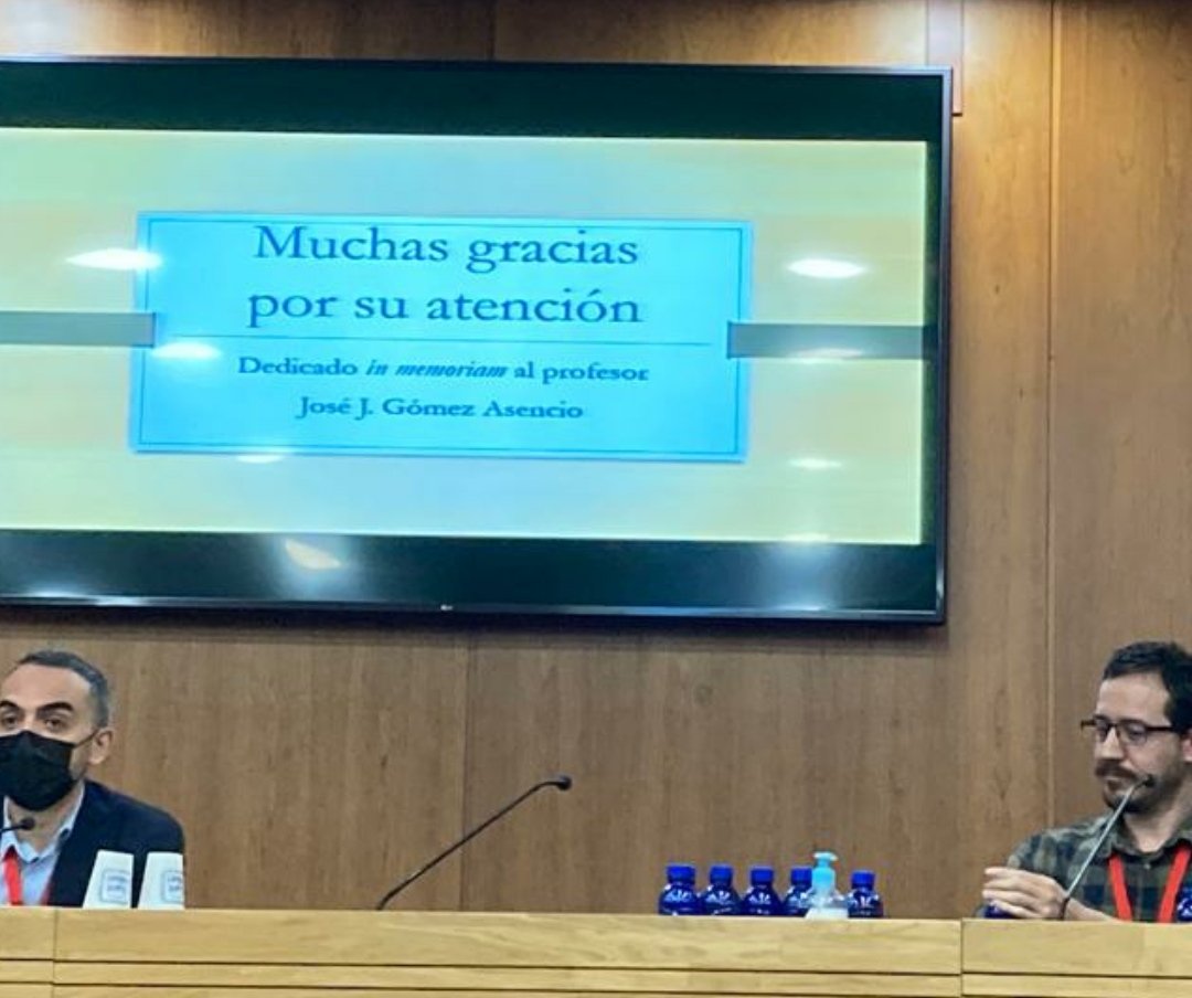 El final de mi comunicación no podía ser de otra manera.