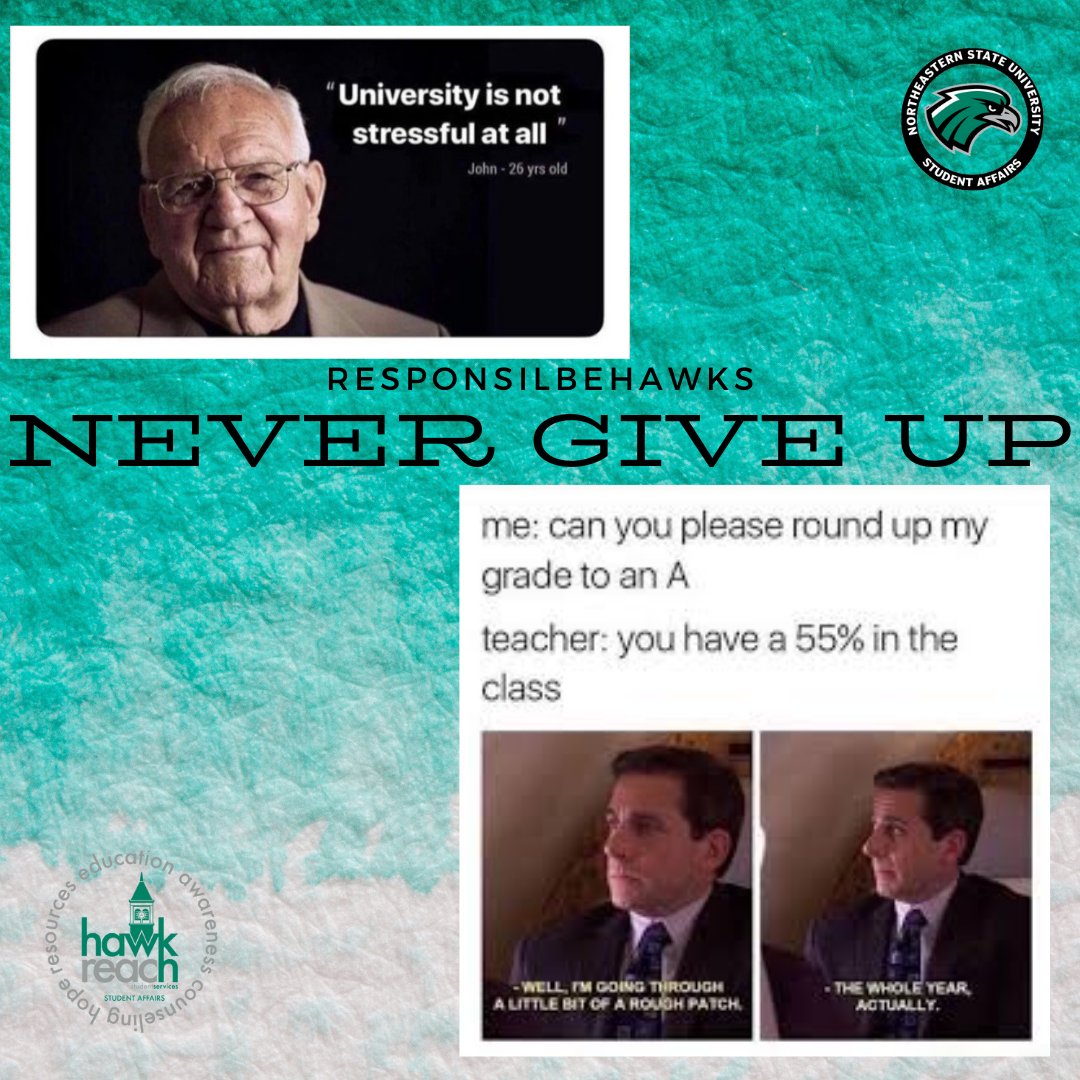 ResponsibleHawks!
Never Give Up!