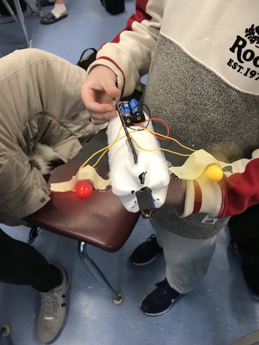 OurLourdes's tweet photo. Mr. Chiras and his class have been having some fun building their structures/machines. https://t.co/W7gAMxabCM