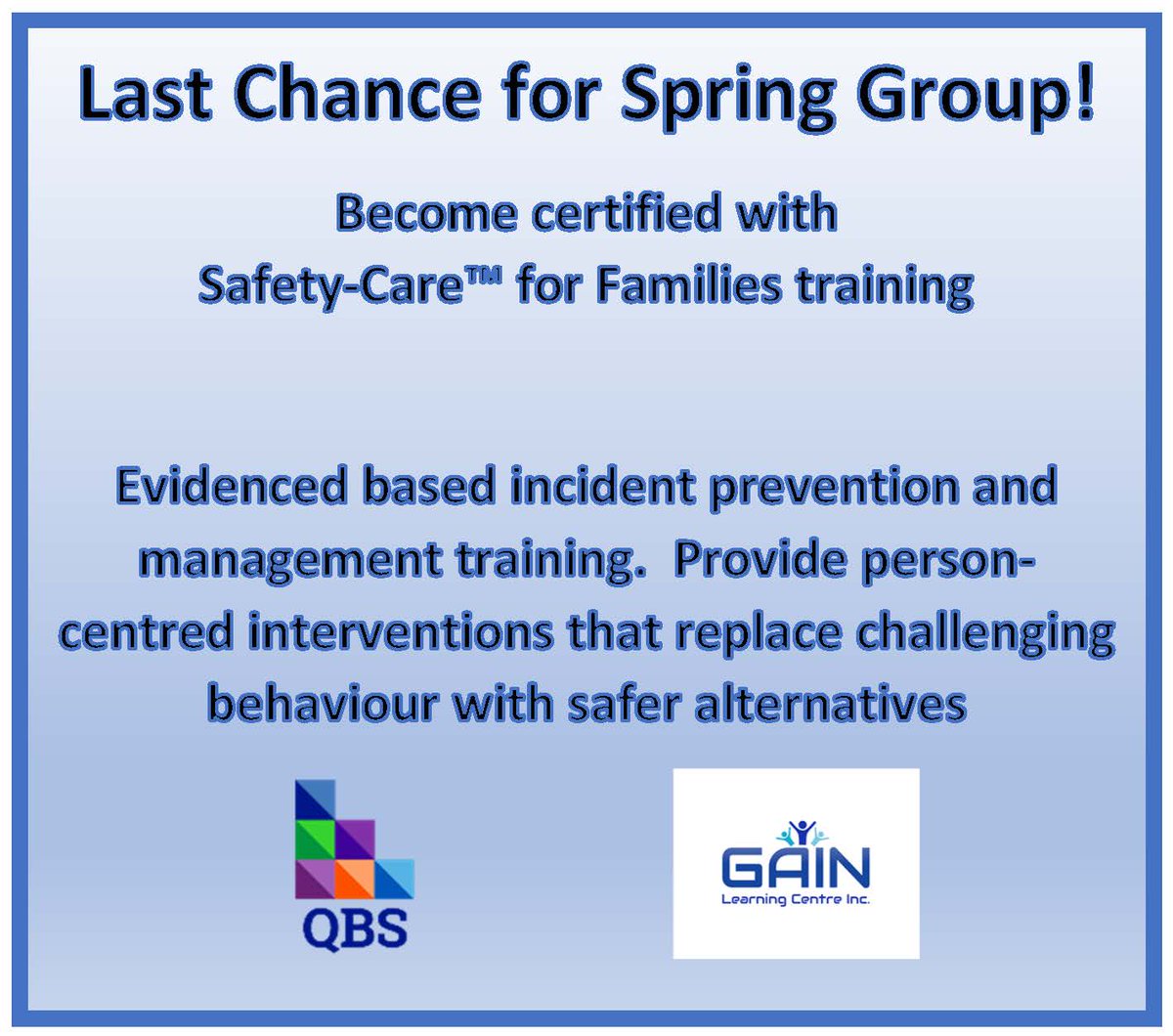 Parent Training starting May 4, 2022
Register using our group link!

forms.gle/cHLehZ52JJ8vTq…