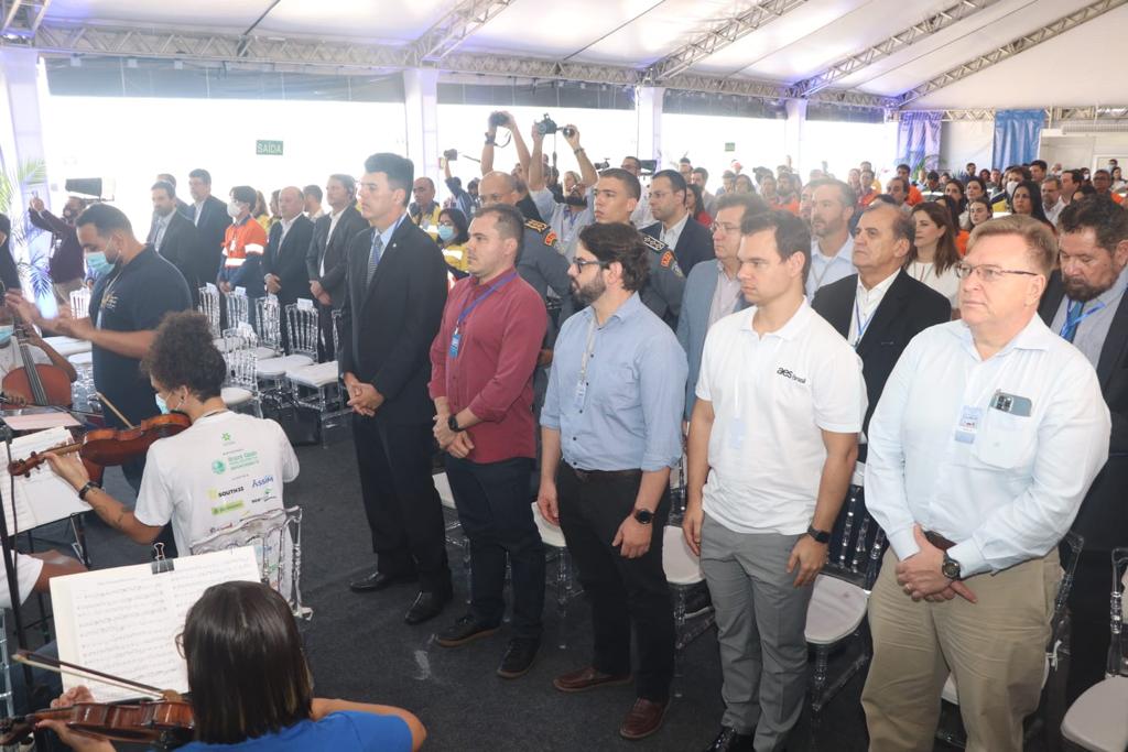 Seincma's tweet photo. 🏭 Reinaugurada fábrica de produção de alumínio, com apoio da Seinc 🥳
Na manhã desta quinta (28), o secretário da #Seinc, @cassianopjunior, participou da cerimônia de reinauguração da fábrica de produção de alumínio, – intitulada Redução – operada pela #Alumar, em São Luís > https://t.co/yhJugHX2TS