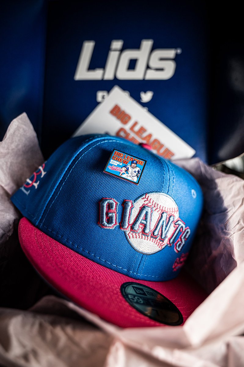 Matt Fraser on X: Special delivery of another flavor in the @NewEraCap x  @bigleaguechew MLB Collection from @lids: Curveball Cotton Candy.  #BigLeagueLids  / X