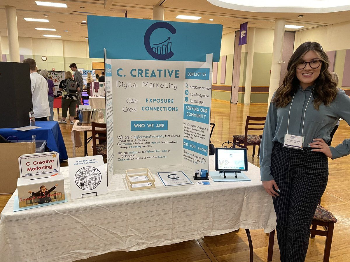 RepCoED's tweet image. Proud of our Republic County students presenting today at Kansas Entrepreneurship Challenge! @networkkansas #KEC