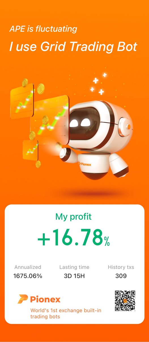CthulhuWho777's tweet photo. #Apecoin is off it’s rocker right now. @pionex love that grid bot. https://t.co/rEDDrYlTQ4