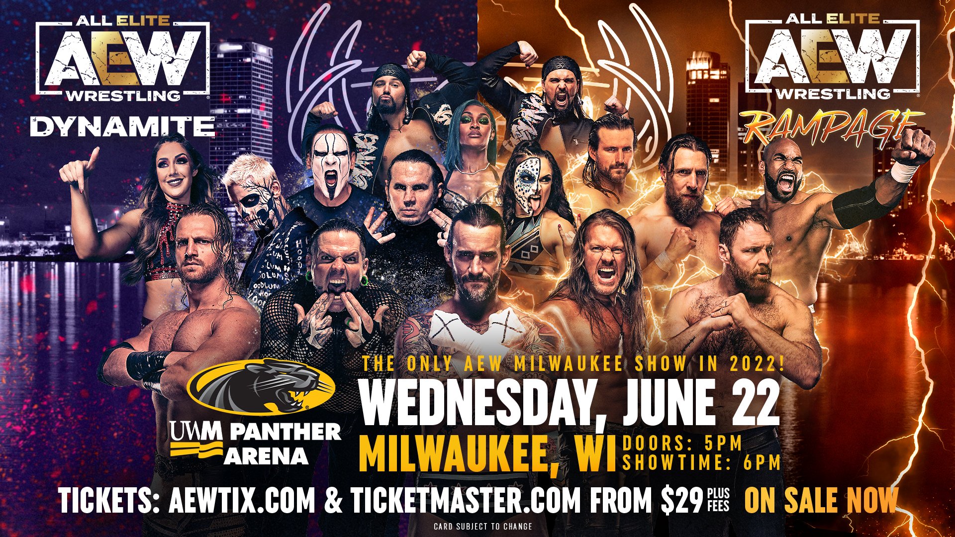 All Elite Wrestling on Twitter "📌 MILWAUKEE! AEW returns to Milwaukee