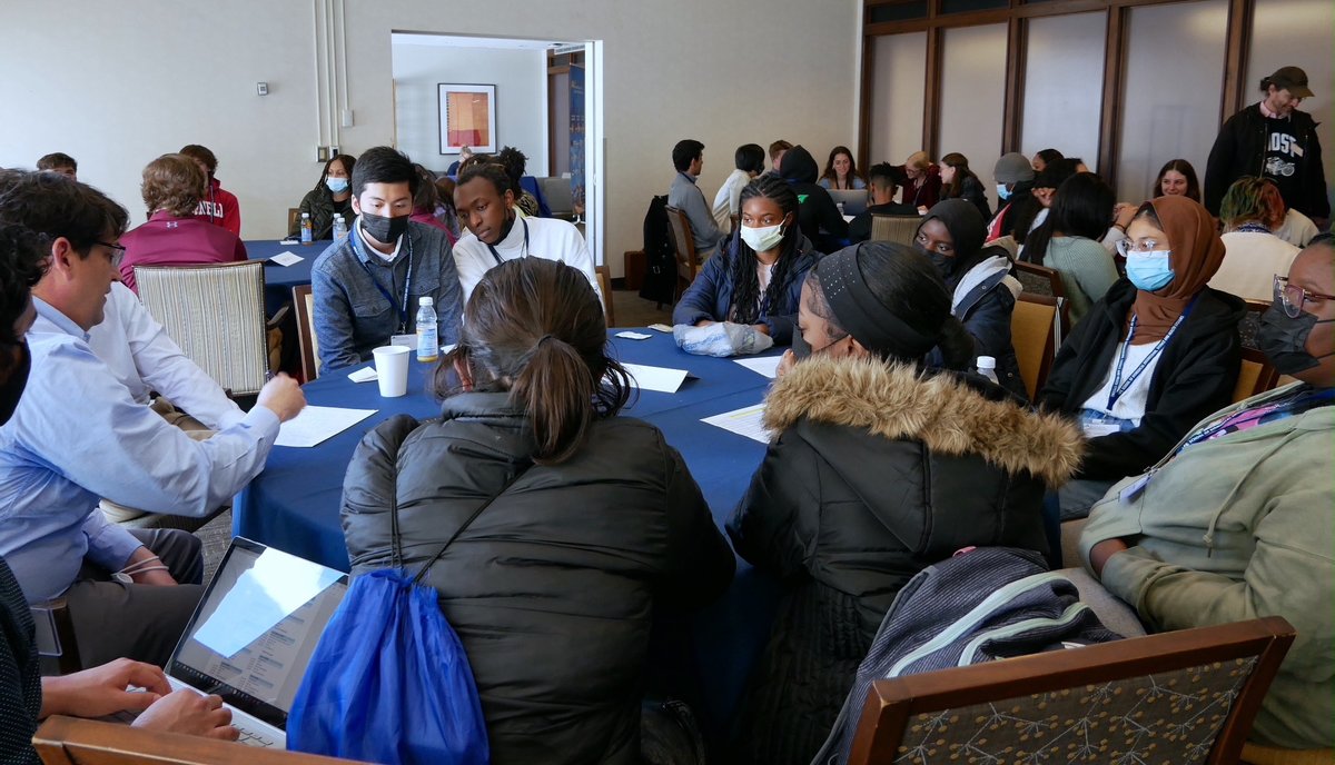 drexelbiomed's tweet photo. NSF e4USA schools SLA Beeber and Plymouth Whitemarsh students attend Philadelphia Life Sciences Investment Forum to evaluate Biomed/Biotech Startup pitches and make investment recommendations.
#HighSchoolSTEM #AccessToSuccess #PhillyBiotech, #DrexelCoulterPartnership #IRL https://t.co/hdZcj2Yla2