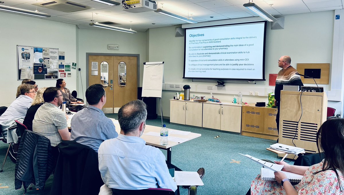 cannonball1975's tweet photo. Great second Teach & Treat Hub Lead calibration day. Well worth the 5h in the car to get there and back. Thanks to @DocScott82 for being excellent as always and to @samanth61705349 for the delicious baking @NES_Pharmacy #PharmacyFirstPlus https://t.co/6fWqMnoGwE