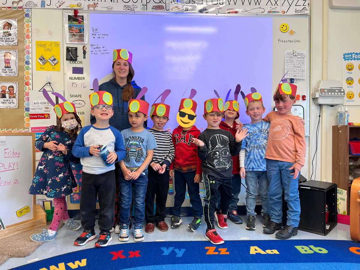 Coming to a close on our caterpillar unit. These cute caterpillars loved this week #BearTavernPride #HVPK