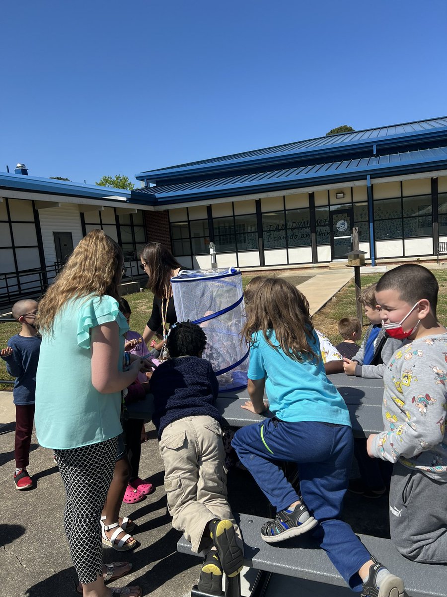 It’s a beautiful day for a 2nd grade butterfly release <a href="/SSE_Dolphins/">SSE Dolphins</a> ! Learning science the fun way!!