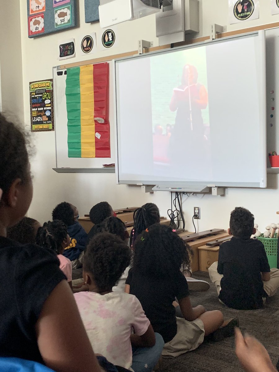 MMcCullum_iLead's tweet photo. I was in Music today with Kindergarten scholars as a SKILL Aide, and while discussing operas, @PLremusic played a clip from her performing. Before she pressed play, I heard a scholar say, “She’s beautiful.” She sang beautifully also. ❤️ #LRENoFinishLine #EffectiveEducator https://t.co/PIG1jYsbSx