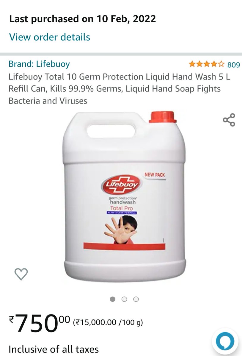 RK01_official's tweet photo. @amazonIN 
Received duplicate handwash https://t.co/1OcZhSDvke