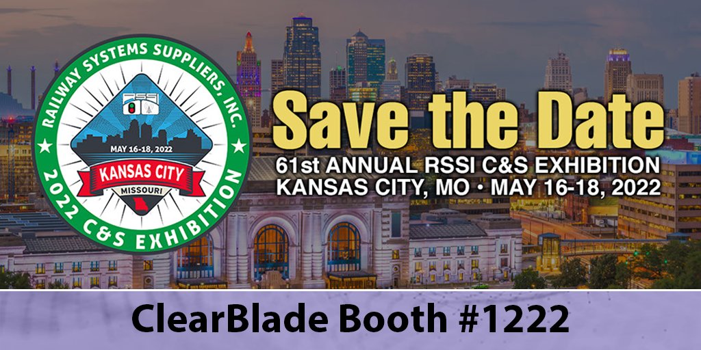 ClearBlade's tweet photo. ClearBlade is gearing up to be at #RSSI this May 16th-18th in Kansas City, MO🚂 We’ll be in booth 1222 talking everything #IntelligentAssets, #Edge, and #IoT. REGISTER NOW! @Railway_Systems #RSSI #RSSI2022 #rail

https://t.co/gBcPh3NCWb https://t.co/aGrKU2YLWP