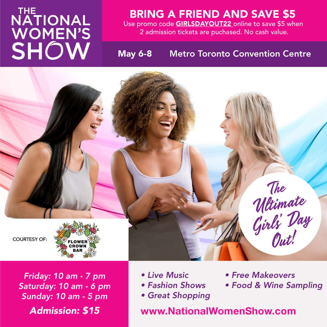 Flower crown workshops are being held once again at <a href="/ntlwomenshow/">National Women's Show</a> in Toronto next weekend! Come and have some fun playing with, and learning about fresh Canadian grown flowers. We'll also be collecting donations in support of <a href="/WCKitchen/">World Central Kitchen</a>