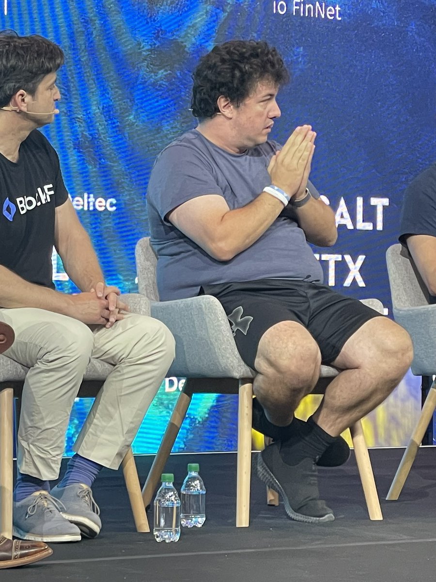 AgentM_Tech's tweet photo. Gregory Pepin, founder of @IoFinNet and chairman of @del_chain says “business model of the banks was pricing data and that is not the business model for digital” on the #TrustingDisruption stage @CryptoBahamas https://t.co/l0Kt9abiBW