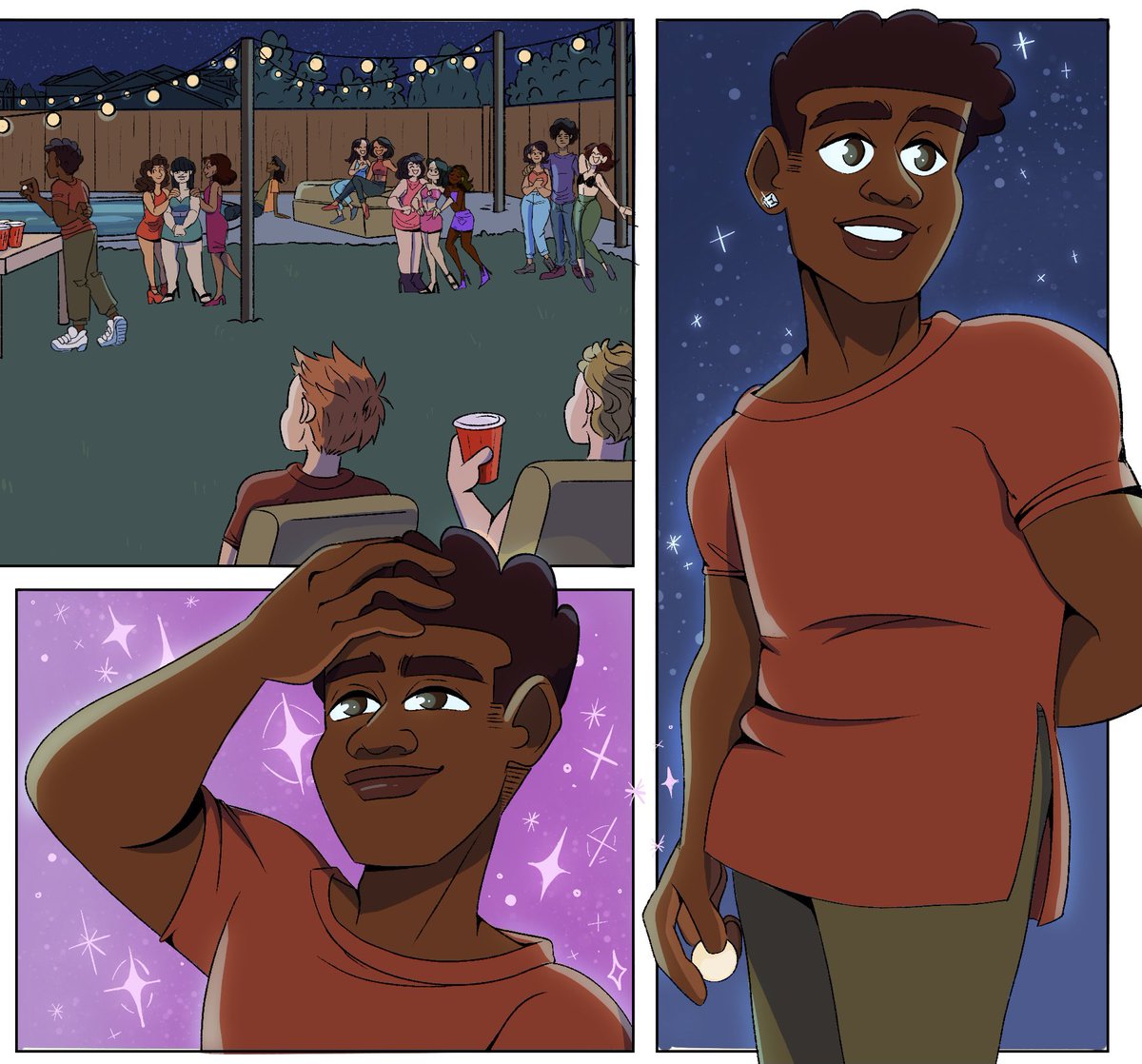 OneandOnlyComic's tweet photo. @k0yfish Hey there! thanks for the thread! We’re One &amp; Only, a rom-com webcomic about finding yourself in college! We have a passion for fluffy romance &amp; diverse representation 💕💅🏾You can find us on webtoons: https://t.co/IcqWUaU21y https://t.co/w65fGDanwi