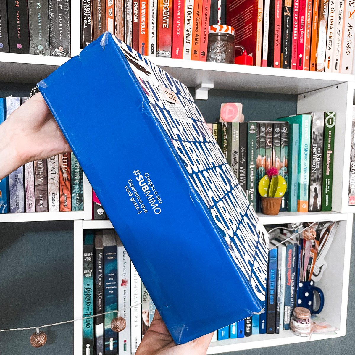 promodelivro's tweet photo. O @submarino sempre mimando a gente! ✨💙
Chegou essa caixinha aqui em casa pra celebrar o Mês do Livro no Sub!
Quem aí quer saber o que veio?! #recebidos #submimo https://t.co/M62FGtjw7D