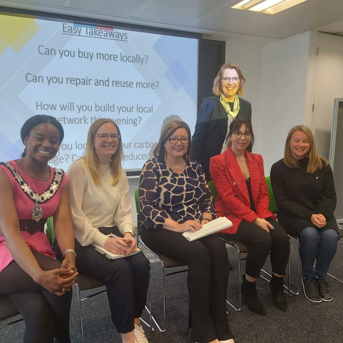 Fantastic event by Reading Business Network! It was incredible to speak &amp; discuss circular economy &amp; #sustainable development in #rdguk. It was an all female panel of amazing competent comrades, some old &amp; some new! I can't wait for all the action that will from this 🙌💚