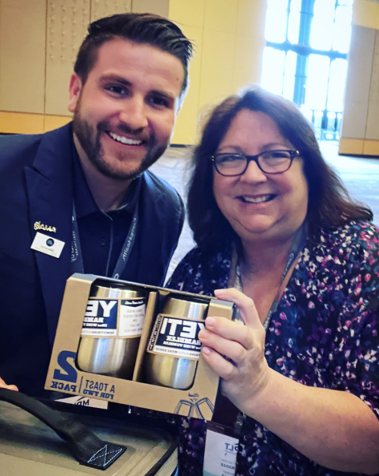 Congrats to Pam Lasser (pictured with Hank Eurich)! Pam was the winner of our Yeti Cooler door prize! Thank you to everyone who stopped by our booth at #AAPPR2022! Next week, we will be drawing the names of 3 additional winners! Be on the lookout