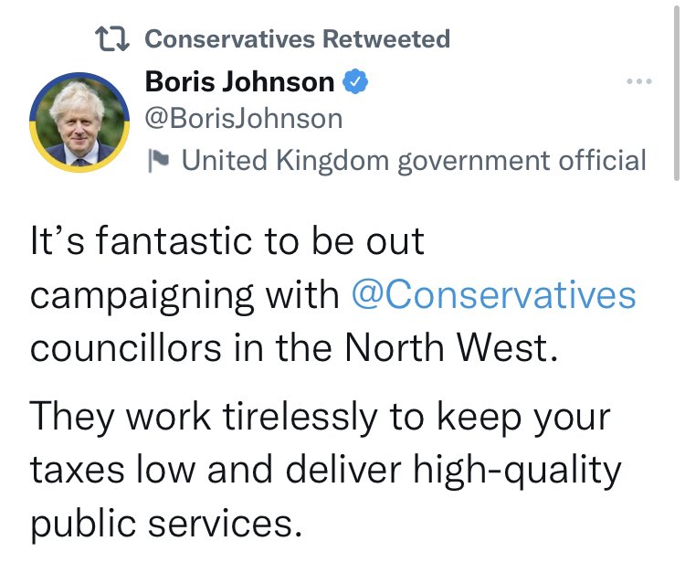 The truth is that Boris Johnson’s Conservatives have delivered 15 tax rises in just two years - while running down vital services.

Under the Tories, families are £2,620 worse off.

You can’t trust a word they say.

Labour is offering people real help, right now. 🌹#costofliving