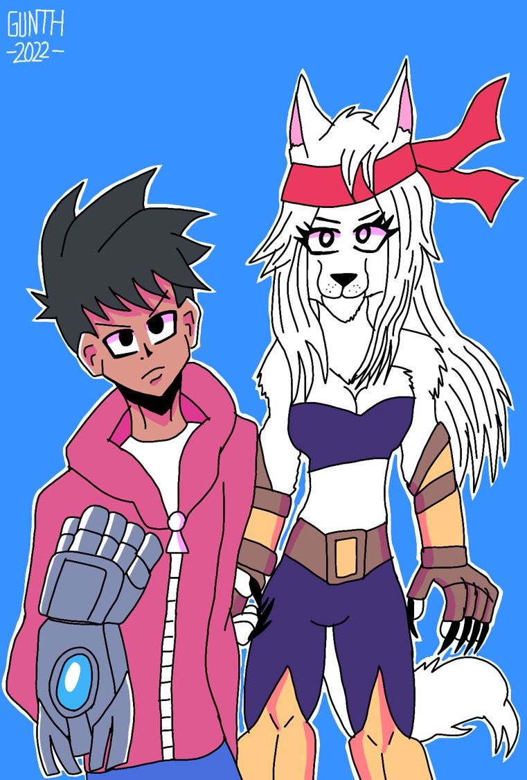 ElCazaGUNTHER's tweet photo. Chicos, me uno a la dinámica de #OCRemake y así que rediseñé a Toni y Yori de @AnimangaC https://t.co/BFdEjcN1tj