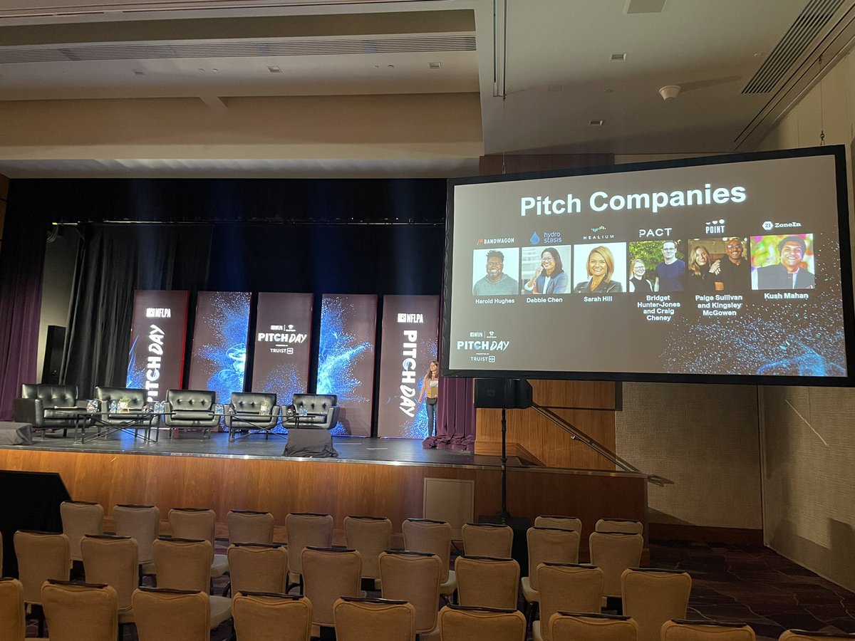 captnpartners's tweet photo. In the building for @nflpa Pitch Day ‘22
@HealiumXR @hydrostasis @PactSocial @builtxbandwagon @areyouonpoint https://t.co/3fmcYvOjbG