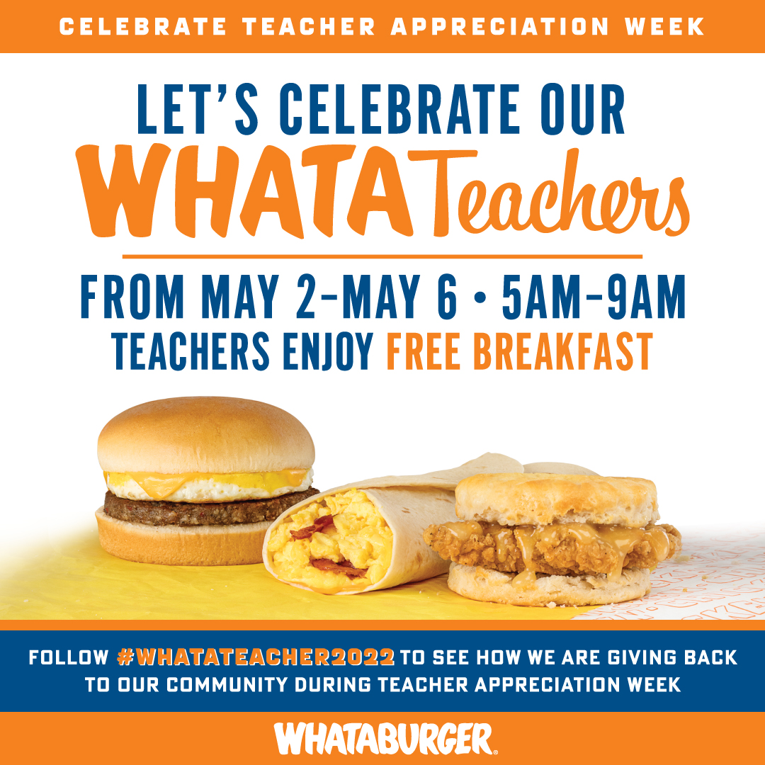 Whataburger Teacher Appreciation 2022? Vending Business Machine Pro