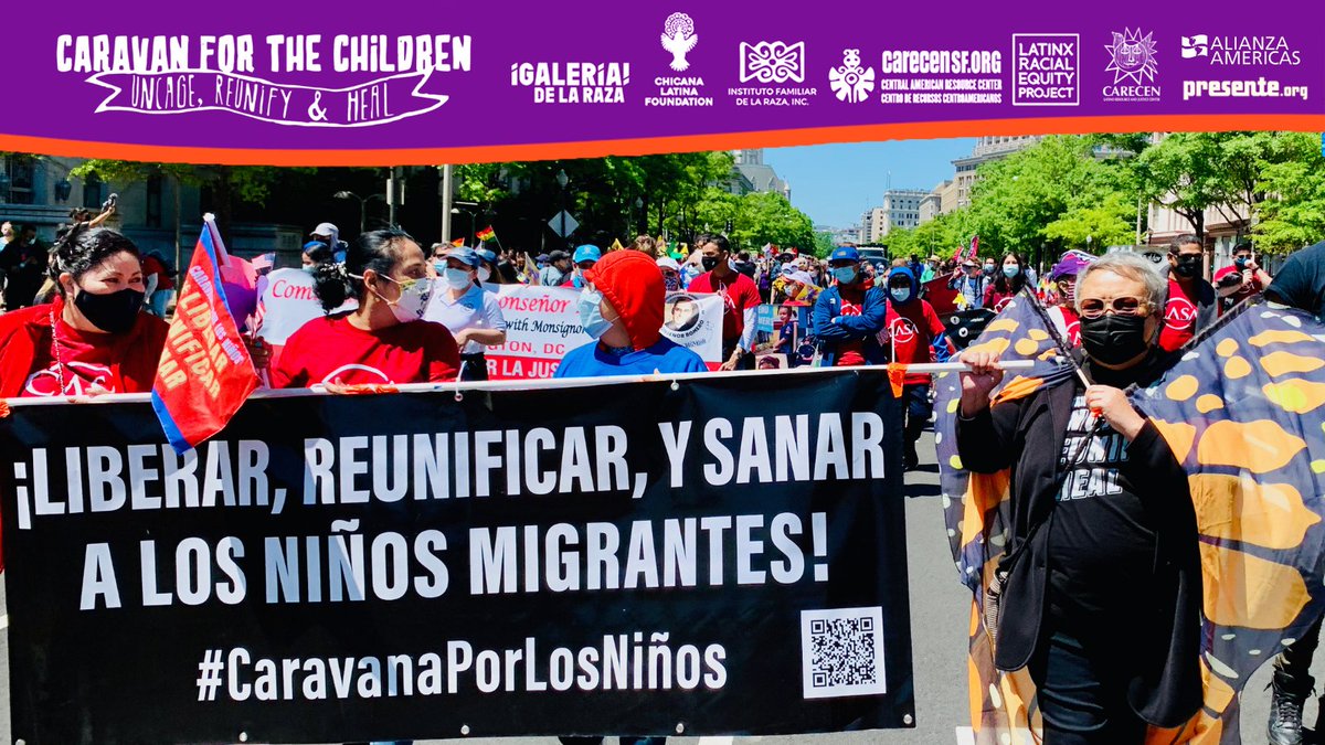 CLF_says's tweet photo. We will not rest until all children and their families are Liberated, Reunited and Healed!
The Caravan for the Children campaign will be traveling to Washington, DC to take part in the MAYDAY March for Immigrant Rights on Sunday, May 1st. https://t.co/jmMhLiXmSj