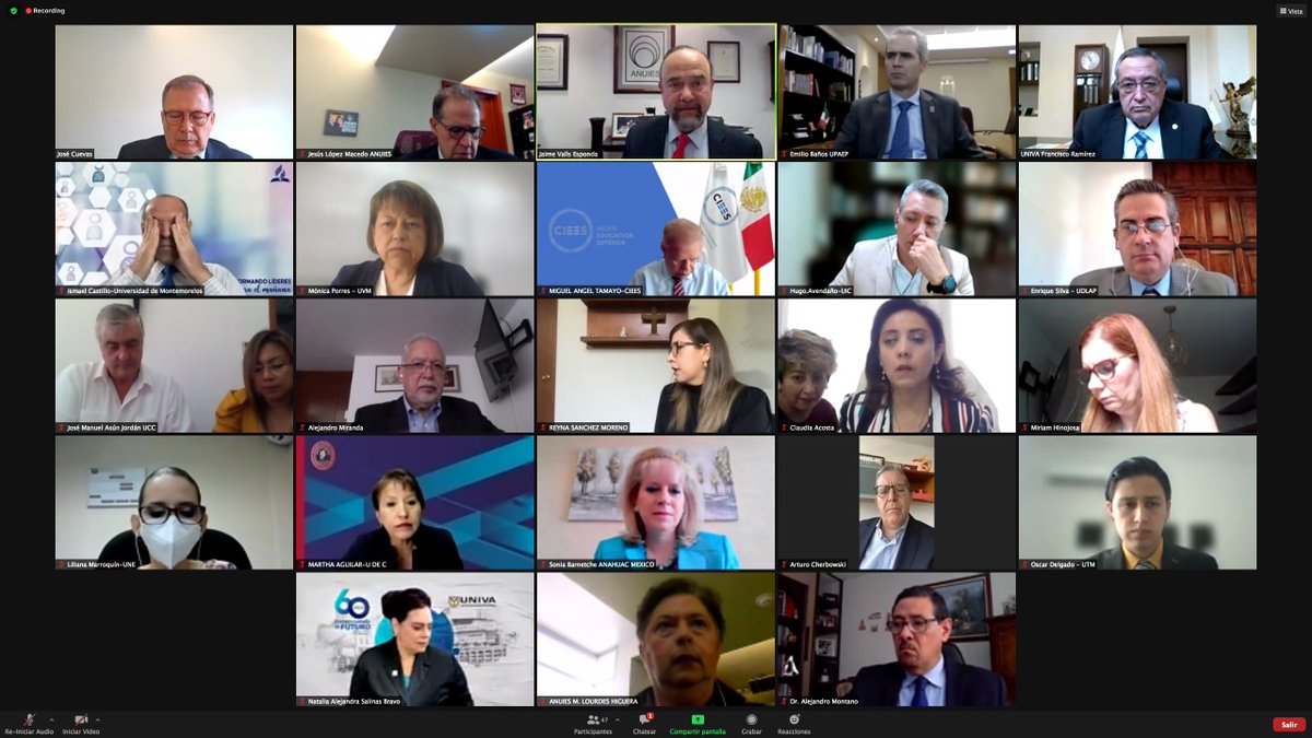 jaimevalls's tweet photo. A fin de generar propuestas y establecer acuerdos para el fortalecimiento de la educación superior, celebramos la LIII Sesión Ordinaria del Consejo de Universidades Particulares e Instituciones Afines, #CUPRIA de la @ANUIES con la anfitrionía de la @SistemaUNIVA, en #Jalisco https://t.co/BzEdiUrIYq