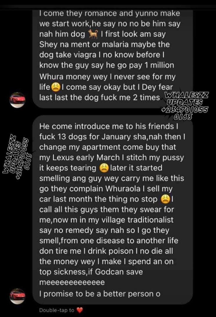 Watch Video Of Lagos Girl Having S3x With Dog For N1.5 Million