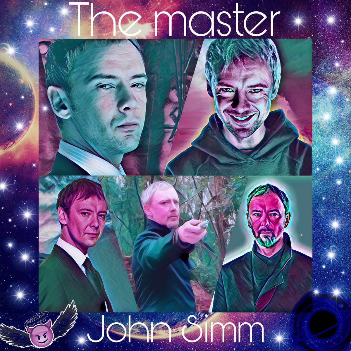 Hey @hannah_taheri especially for you #themaster aka #johnsimm artwork for my favourite bad girl 😈😈😈😈 #doctorwho