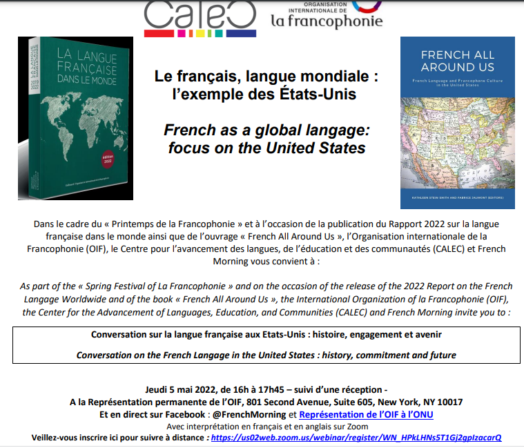 KathySteinSmith's tweet photo. Please join us online for our OIF book launch event on May 5th! 🙂@FACCNE @ekoshuman @jl911 @FACNH_official @nousfoundation @JFGDesBiens @knharrington @msufrench @RoninInstitute @JeremieRobertCG @frenchinnyc @ArnaudMentre @ArnaudDecroix @ThierrySarny @dcwriter360 @asteurla https://t.co/DiqtFYKaxY