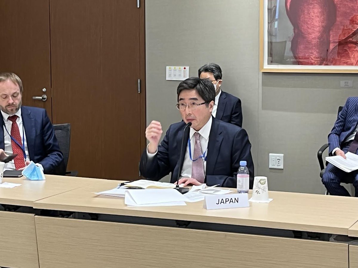 Today, #Japan, as one of co-chairs, hosted the Ambassadorial-level mtg of the Group of Friends for Education &amp; Lifelong Learning to discuss the upcoming <a href="/UN/">United Nations</a> #TransformingEducationSummit to be held this Sept. w/ members, #UNSG’s Special Adviser <a href="/leogarnier/">Leonardo Garnier</a> &amp; #UNESCO’s <a href="/SteGiannini/">Stefania Giannini</a>
