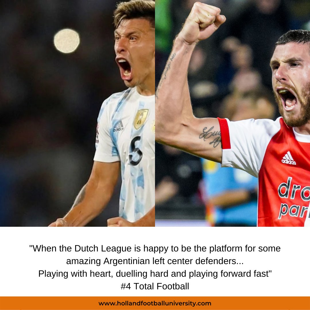 Some great Argentinian nrs #4 playing some "Total Football" in the Dutch Eredivisie.
Not the League for the biggest galacticos, but the best for young ones who appreciate polishing their game to shine in the future...
Where do you want them play next?
#totalfootball #FEYOM