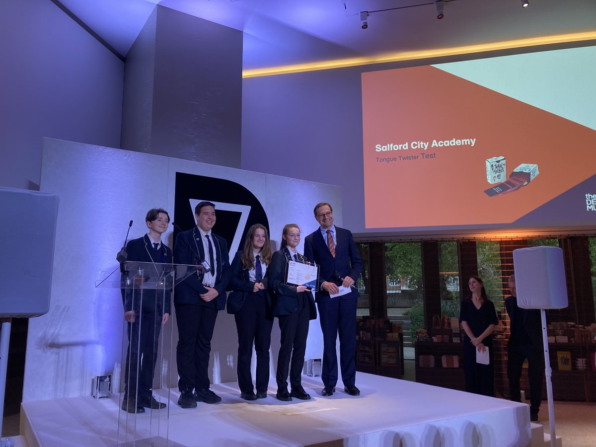 Congratulations to <a href="/SCA_Community/">Salford City Academy</a> who have been awarded third place in #DesignVentura2021-22 for their card game with alliterative phrases challenging the players!