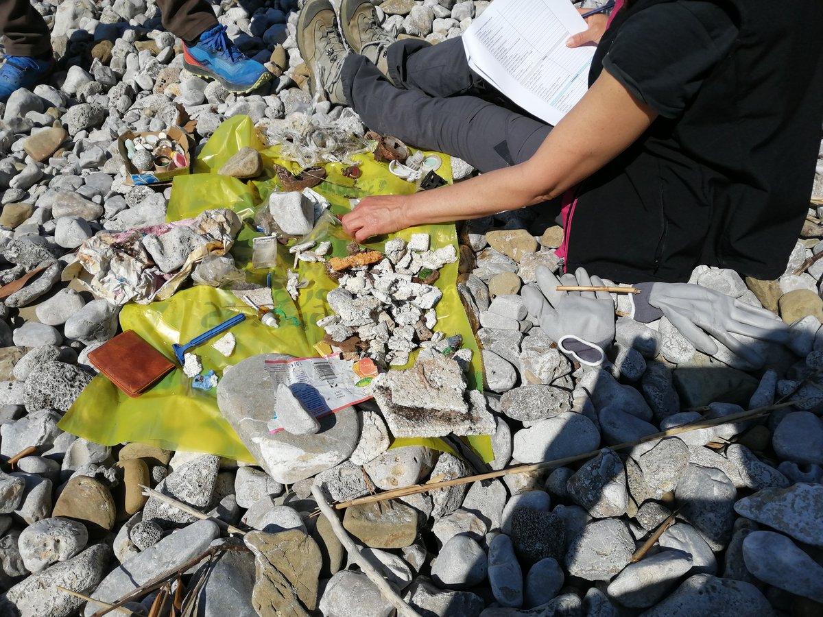 Oggi BEACH LITTER alla spiaggia della Canovella (TS)