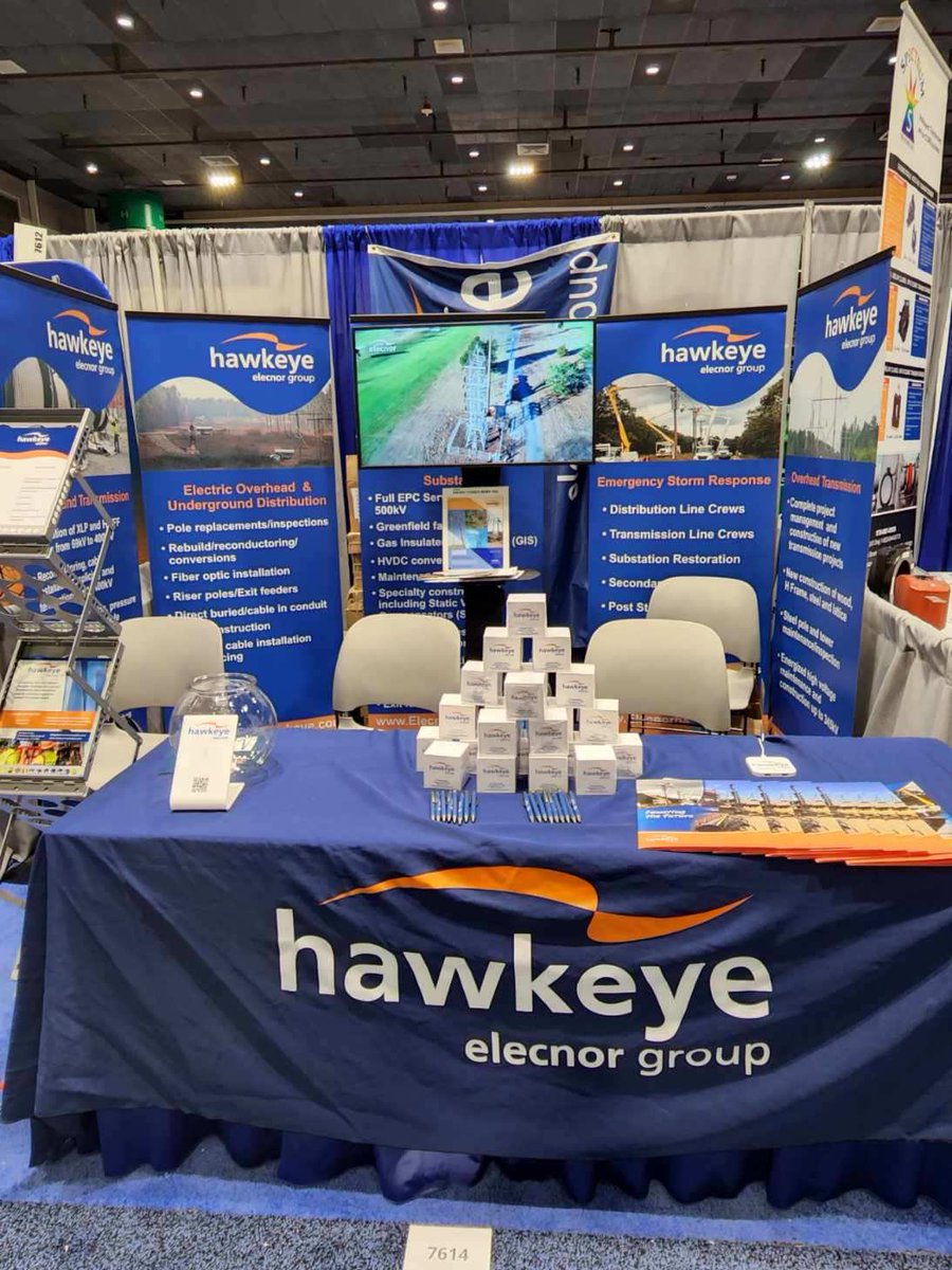 ElecnorH's tweet photo. Our team had a great time at the IEEE PES T&amp;D event in New Orleans this week. Make sure to stop by booth 7614 to learn about our outstanding projects and extensive capabilities. #ieee2022 #IEEETandD2022  #power #energy https://t.co/0l8V4pbcC4