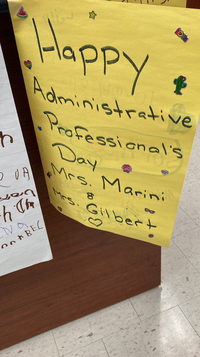 Our office administrators are just this awesome!!  Thank you for all you do Ms. Marini and Ms Gilbert!