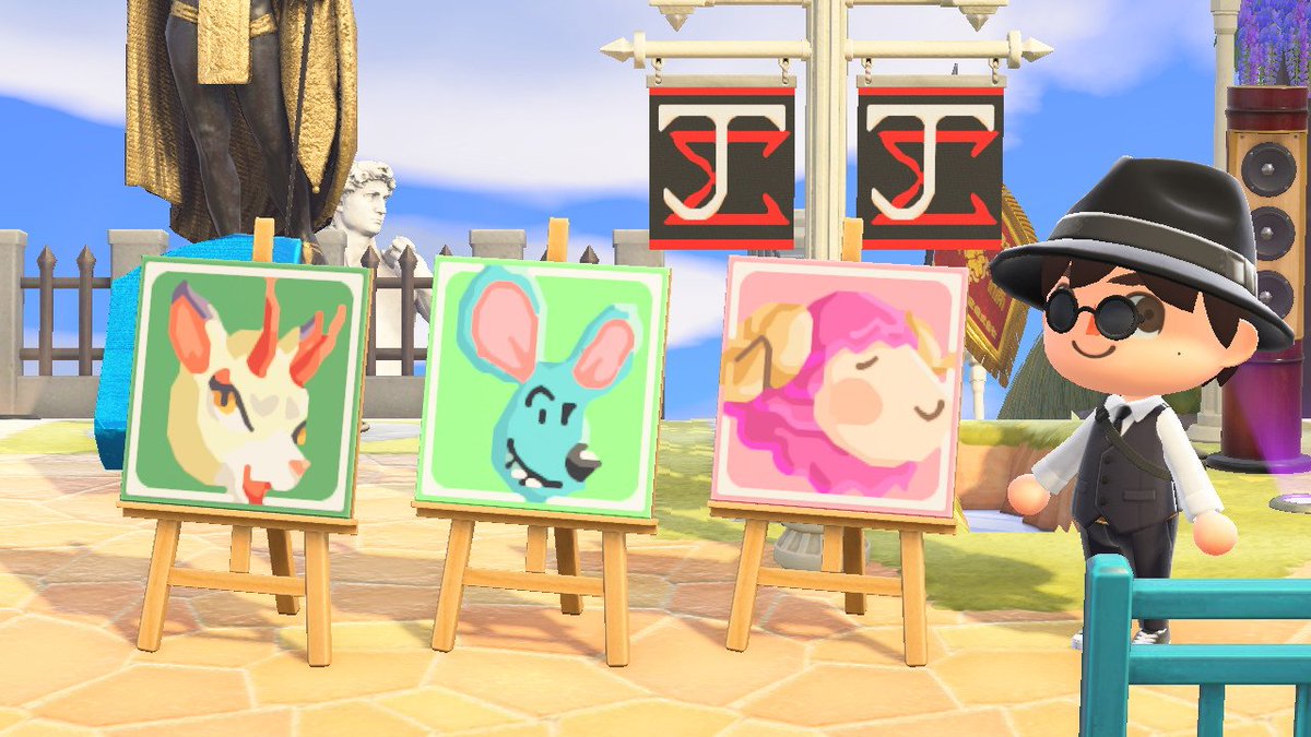 ElvisJack69's tweet photo. Other 3 patterns of villagers faces, I made 90 of 413 in total X'D
#AnimalCrossingNewHorizons #animalcrossing #acnh #どうぶつの森 #NintendoSwitch #animalcrossingpatterns #AnimalCrossingDesigns #pixelart #あつまれどうぶつの森 #あつ森 https://t.co/gaIw0dEiKr