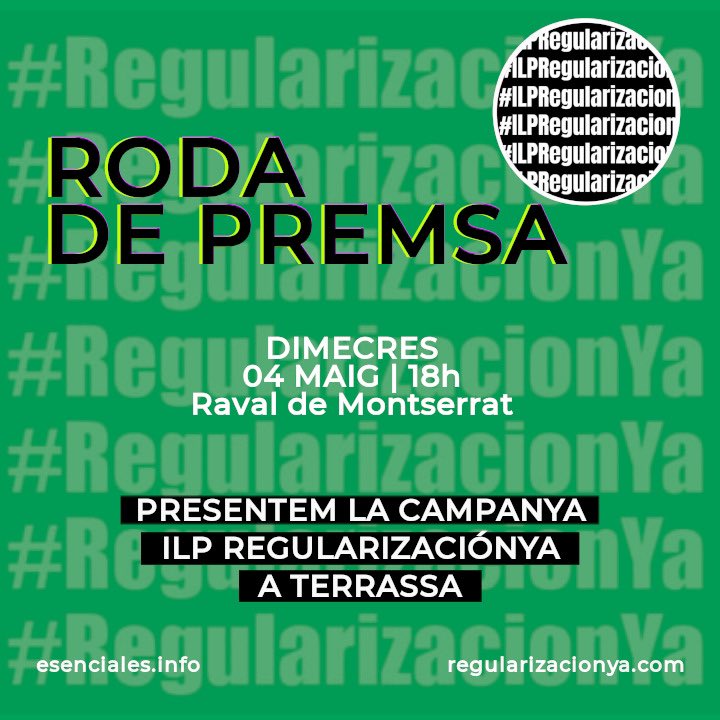 laupm97's tweet photo. #RegularizacionYA #Terrassa @FdMA_FdMA https://t.co/Ue8OXiDUSG