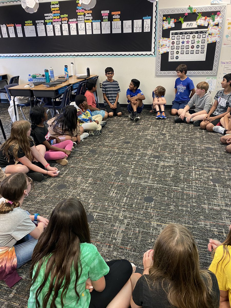 hellohays22's tweet photo. A grand conversation sharing ideas about our interactive read aloud! #pinkspringtraining @edtechsavy @shantieljovanna https://t.co/0ZqaF9hcTh