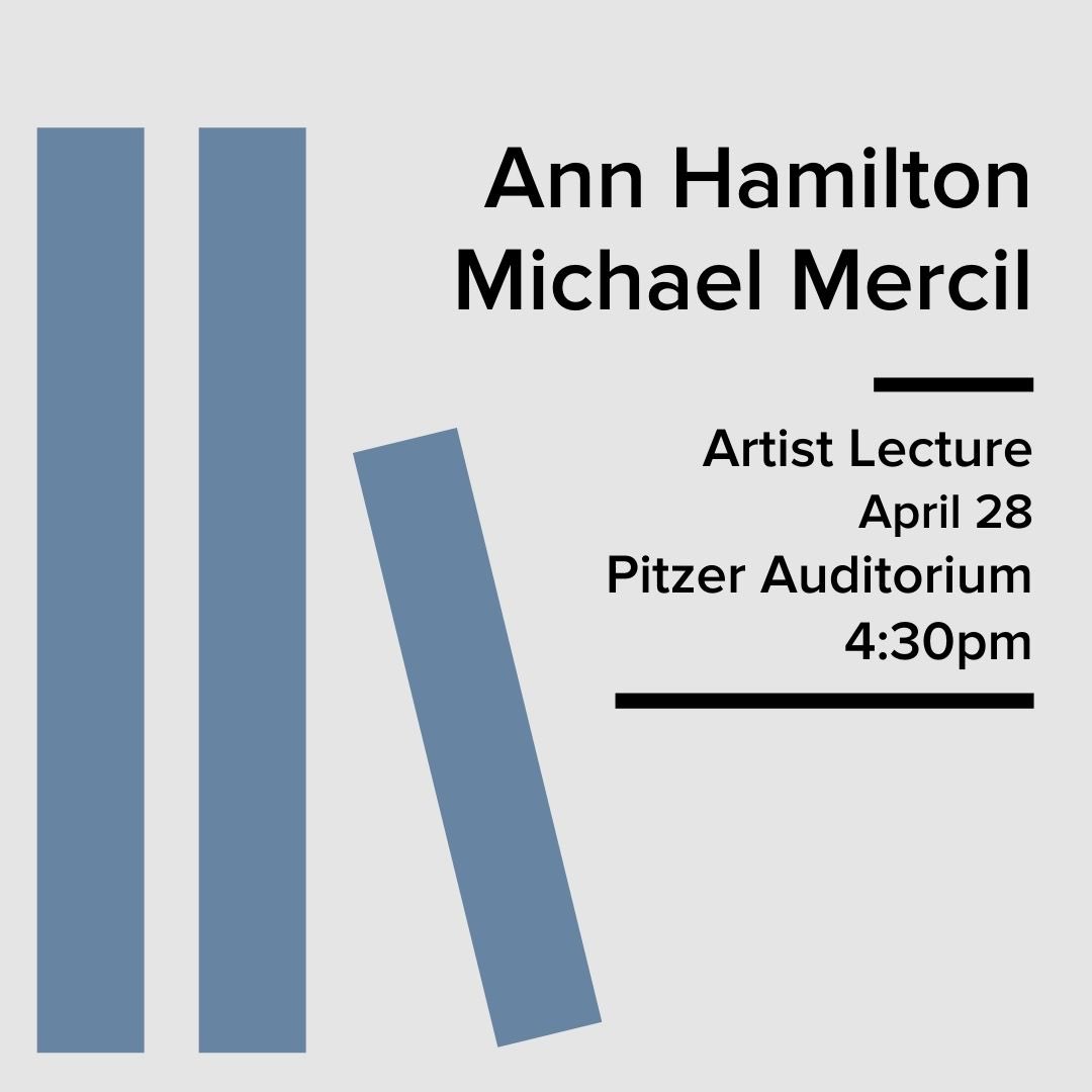 castudio_ucd's tweet photo. TONIGHT! Find out what #annhamilton and #michaelmercil have been up to at #ucdavis! 

⏱ Thurs., April 28 at 4:30 pm
📍Ann E. Pitzer Center 
@Art_Studio_UCD @UCDLandS https://t.co/RkYRmtYrzP