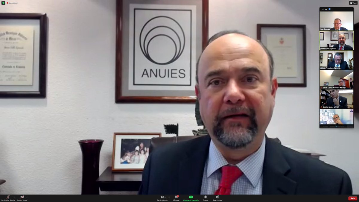 jaimevalls's tweet photo. Presenté ante los titulares de las instituciones que integran el #CUPRIA, las acciones que desarrolla la @ANUIES con el apoyo de sus afiliadas, para promover los objetivos del desarrollo sostenible, la educación de calidad, innovación y el fortalecimiento internacional. https://t.co/VfclabZJGu