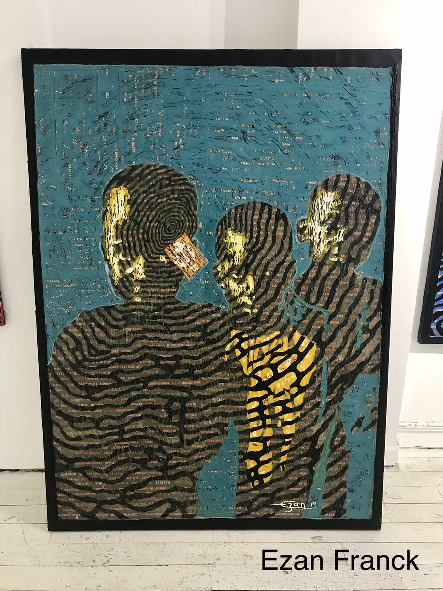 RemiHavyaEtc's tweet photo. Allez voir l’exposition « Babi est doux », à la 193 gallery, à #Paris (République). C’est un pote qui en est le commissaire, il met en avant des artistes d’ #Abidjan . Ça vaut vraiment le coup d’œil https://t.co/V2P9Iaqeh1