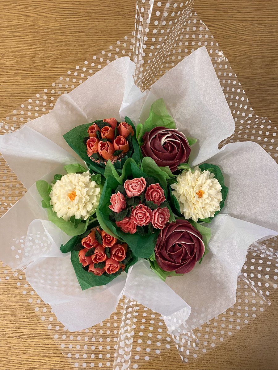 Feeling incredibly lucky to have the most amazing work colleagues! These cupcakes were made by the very talented <a href="/nicolecrfowler/">Nicole Fowler RD</a> ❤️ Happy birthday to me!!!