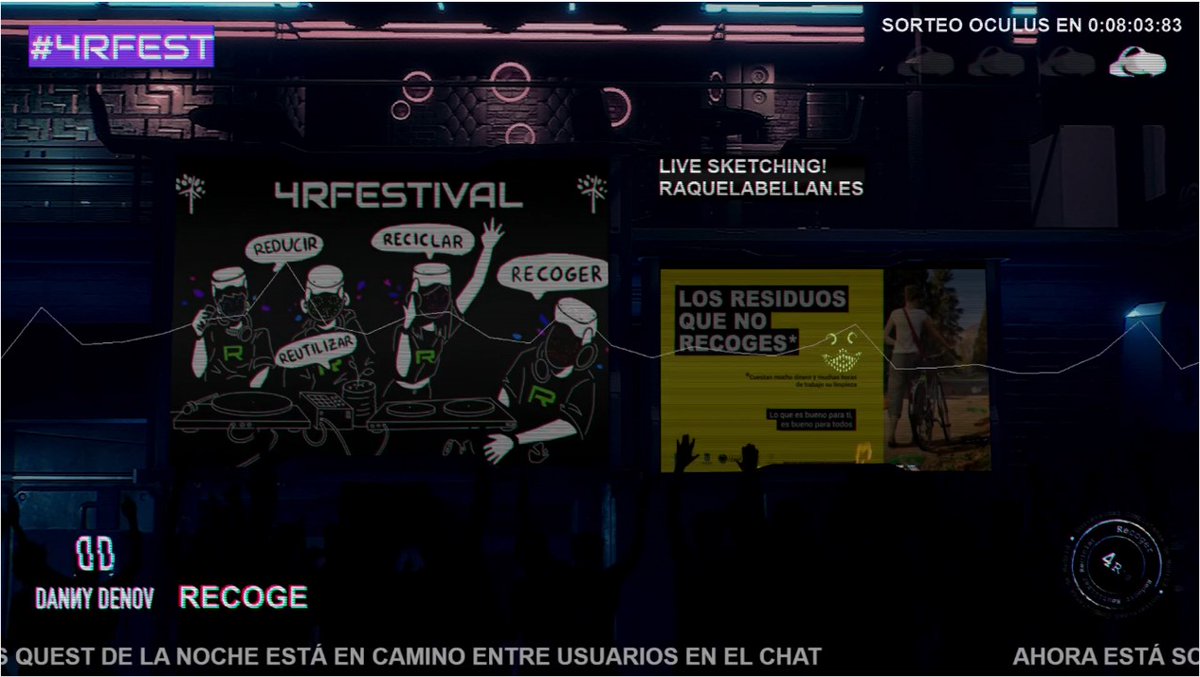 medioambUCM's tweet photo. #EstáPasando en https://t.co/A3Kr5nFfMf
Gracias @MetaClubbin, @DannyDenovdj, @emeDJ
 🎸, Hellaven @josek_net y @SatoreHizou
 a la música  🎧4 y a https://t.co/qwmh8G2M46 por 🎨Live sketching. 
 #arte y #tecnología 
#celebración #sostenibilidad
#4RUCM
#4RCampusJovenSostenible🍏🐸 https://t.co/Fyas3lB5U2