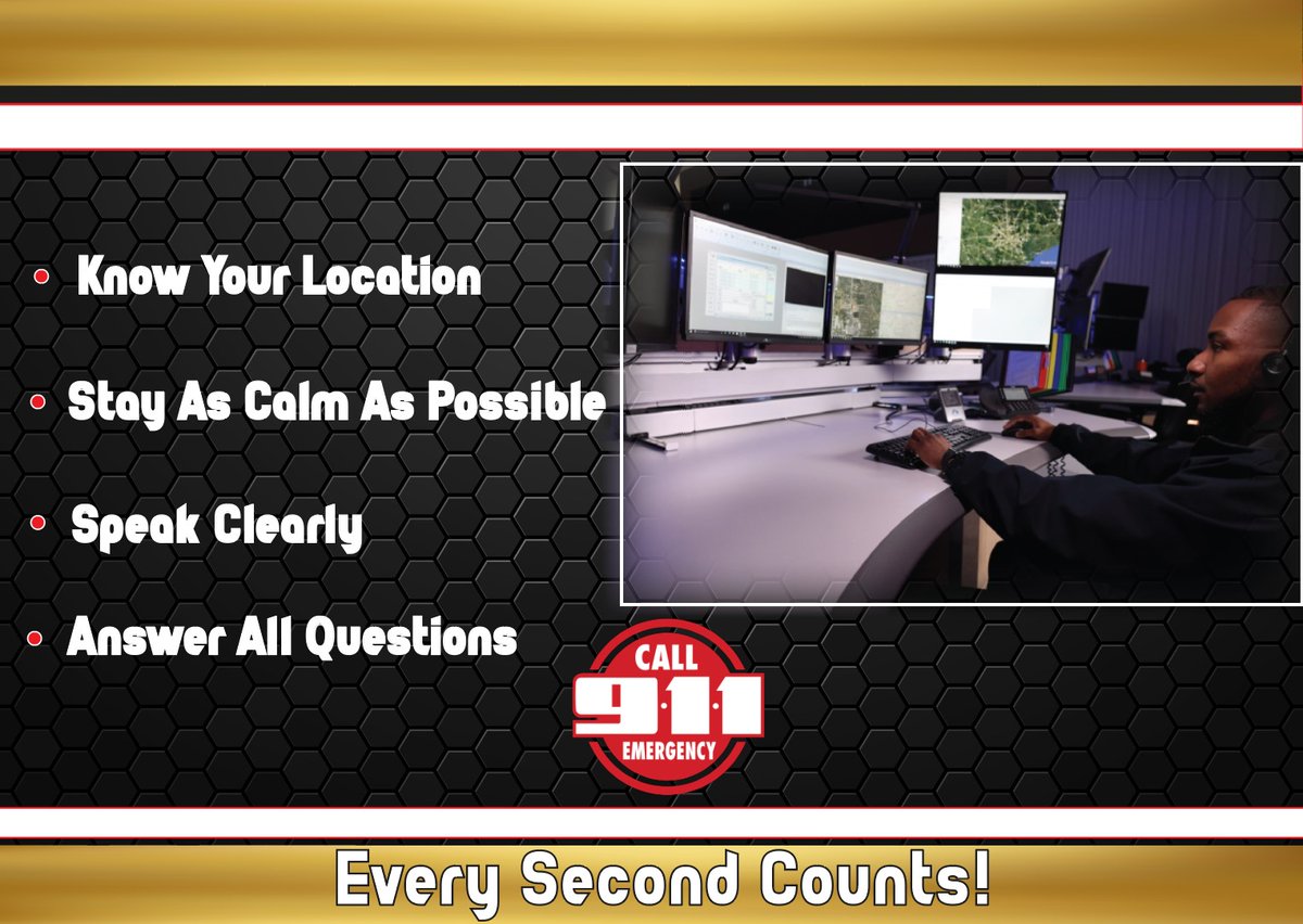 9-1-1 is ONLY for life-threatening emergencies—police, fire, medical. Answer all questions and follow instructions. Every second counts! 

#911saveslives #know911 #911education