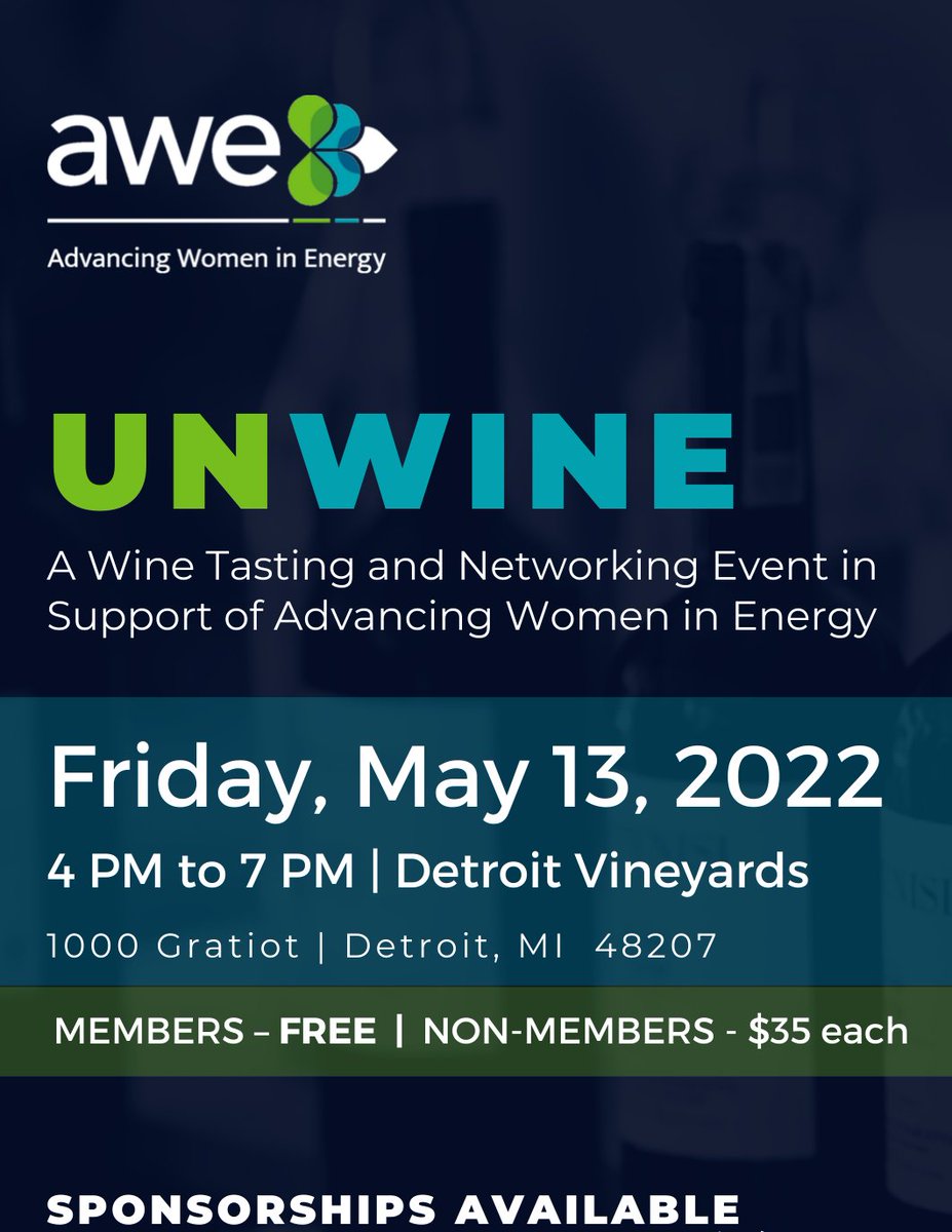 Join us for some 🍷 and networking at our May 13 event at the <a href="/Detroitvineyard/">Detroit Vineyards</a>! This our first in-person event in more than two years let's celebrate. Register today at eventbrite.com/e/unwine-with-…