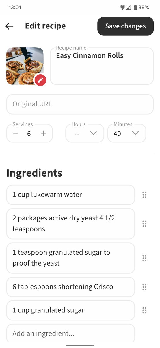 GetToTheRecipe's tweet image. Our highly requested recipe editor is nearly here! Interested in helping us beta test it? DM us or email contact@justtherecipe.com!